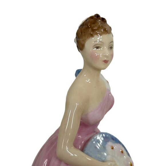 Royal Doulton Pretty Lady Figurine “Invitation” HN2170 Bone China Vtg England - Picture 12 of 17